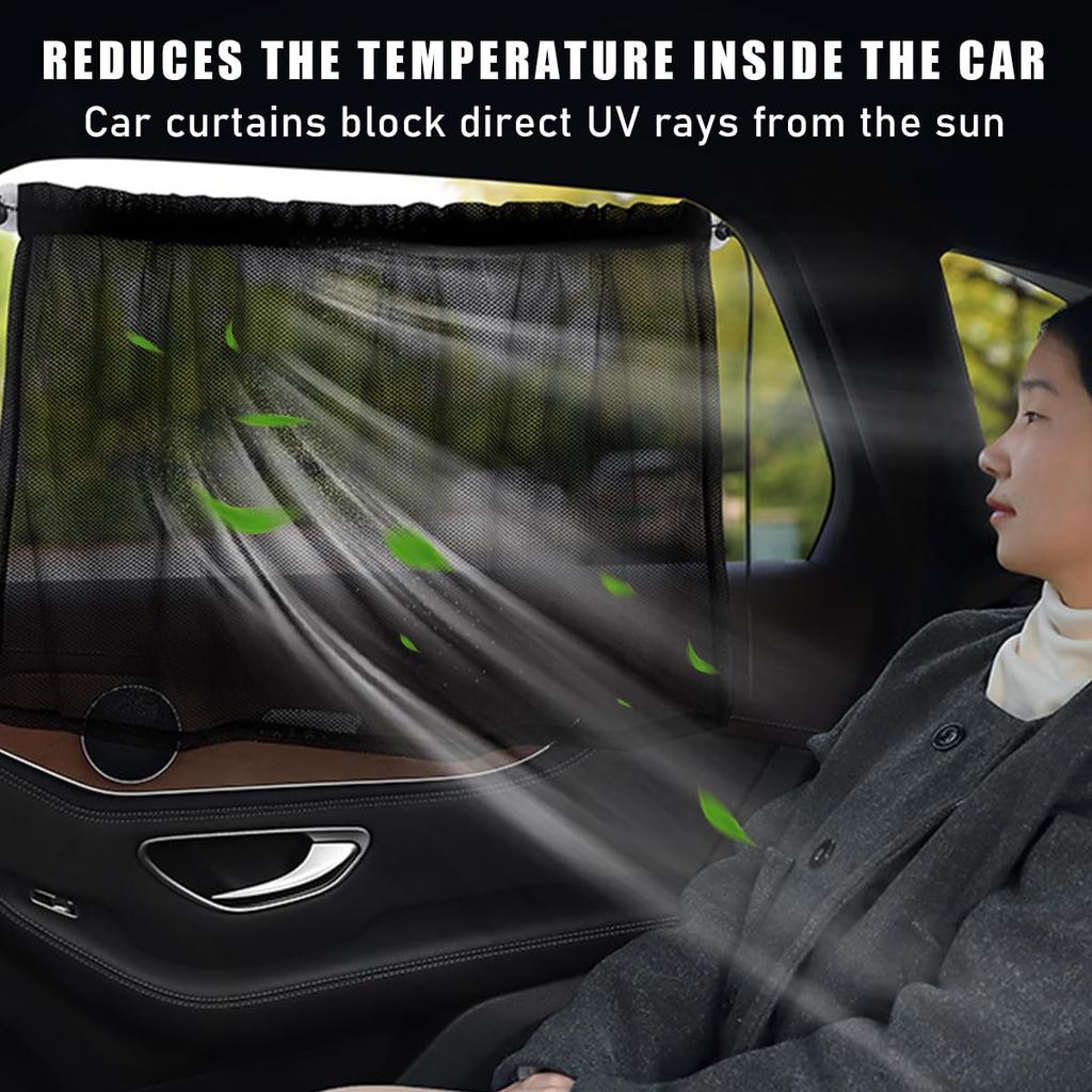 Car Curtain Sunshade Curtain Essential Summer Car Sunscreen Curtains Keep Your Car Interior Cool & Protected
