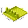 1Pcspatula Rack Pot Lid Rack Shelves Counter Top Shovel Spoon Shelf Soup Spoon Pad Put Soup Spoon Chopsticks Holder