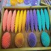 3D Deformable Plastic Stretch Mesh Techy Unwind Healing Small Toys Stress Reducing Worms Toys Tabletop Entertainment Party Games
