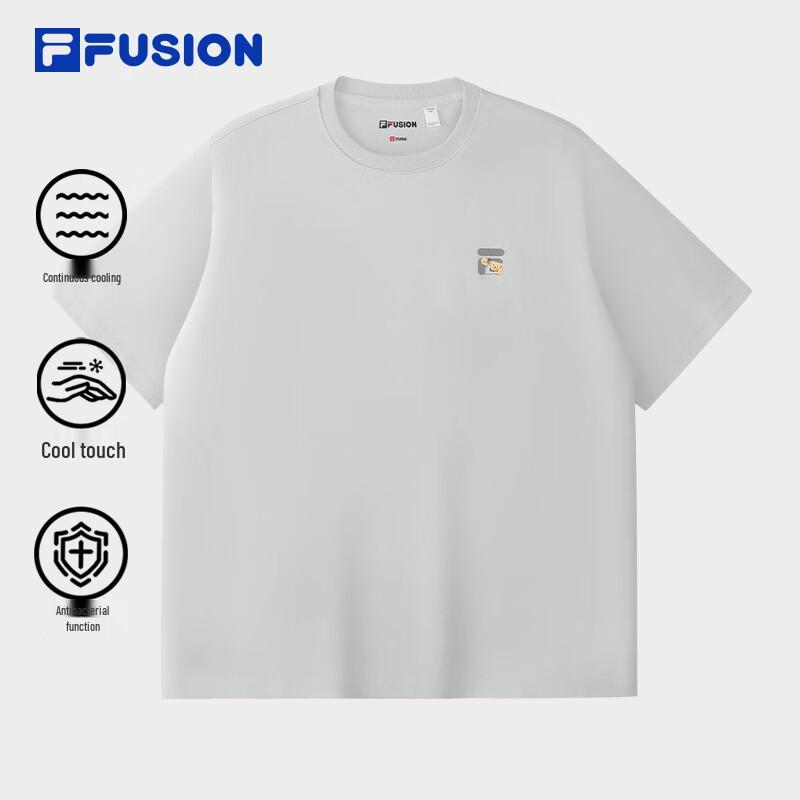 FILA FUSION Couple Cool Touch Loose Fit Short Sleeve T-Shirt