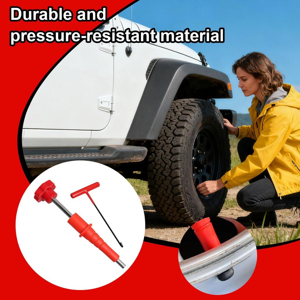 Valve Stem Removal Tool 3pieces Quick Repair Replacement Remover Valve Stem Install Tool For Automotive Bikes Bicycles