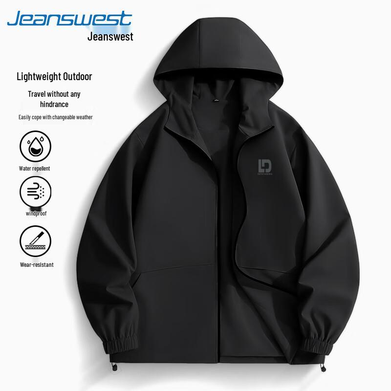 Veste à capuche décontractée d'extérieur pour homme Jeanswest