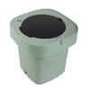 Foldable Washing Machine High Speed 6.5L Large Capacity Soft Semi Spin Drying Mini Washer with Drain Hose for Travel