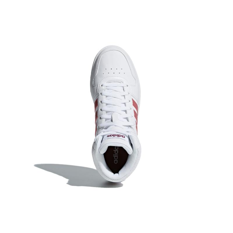 adidas Hoops 2.0 Mid 'White Purple Red' Women's Sneakers B42101