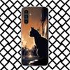 Anime Cat Rain Animal Phone Case for Samsung Galaxy A17 A37 A57 A16 A26 A36 A56 A15 A25 A35 A55 A14 A24 A34 A54 A13 A23 A33 A53