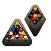 Precision-Engineered Professional Billiard Rack System That Eliminates Gaps,Heavy Duty Solid Wood Billiard 8-Ball/9-Ball