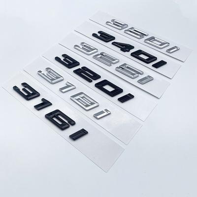 Autocollant de coffre de voiture BMW Série 3 E90 E46 F30, emblème ABS, lettres et chiffres 316i 318i 320i 325i 328i 330i 340i GT