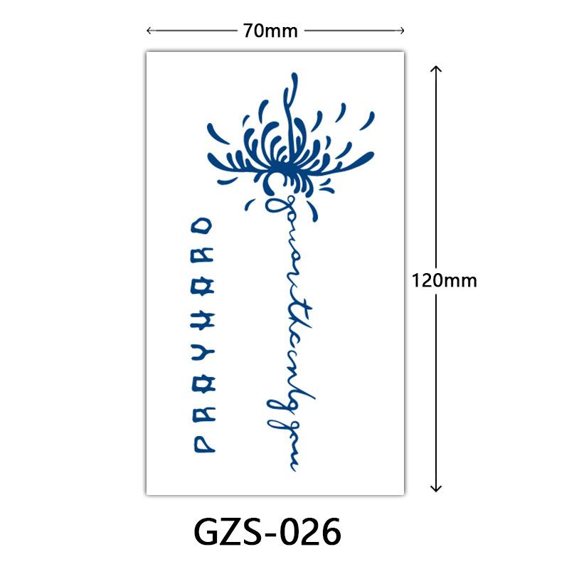 Juice Herbal Tattoo Sticker, Finger Sticker, Juice Semi-Permanent Tattoo Sticker, Sweat-Proof Tattoo