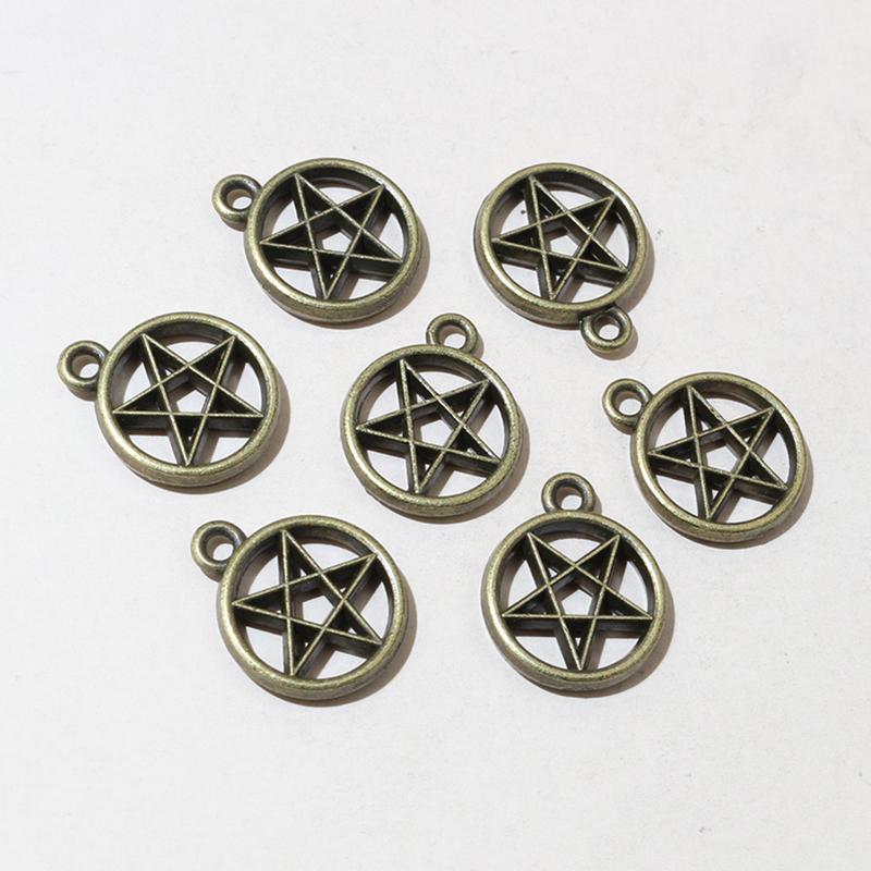 10-50pcs Alloy Metal Star Charms Pendant for Necklace Bracelet Earrings DIY Jewelry Making Accessories Findings Crafts