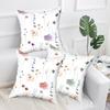 1Pc Simple Plant Flower Pillow Cover Bedroom Home Office Decorative Pillowcase Square Zipper Pillow Cases Eco-Friendly 8.1