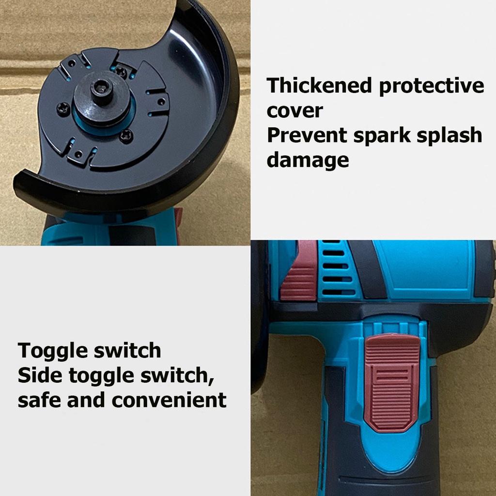 Mini Akku-Bürstenloser Winkelschleifer Trennschleifer Schneidemaschine 12V Polierer DIY Wiederaufladbare Elektrowerkzeuge Mit 1/2 Lithium 110V~240V
