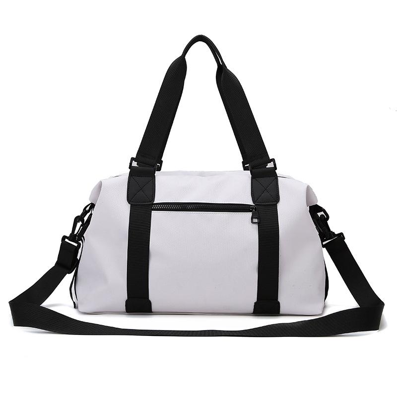 Large capacity yoga bag New trendy fashion short trip fitness bag Lightweight and simple shoulder handbag