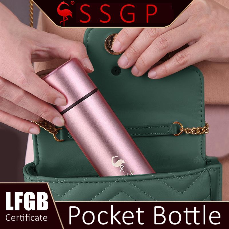 LFGB Certificated 316 Stainless Steel 140ml Mini Thermos 99.9% Anti-bacterial Pocket Water Bottle Coffee Cup for Lady and Girls