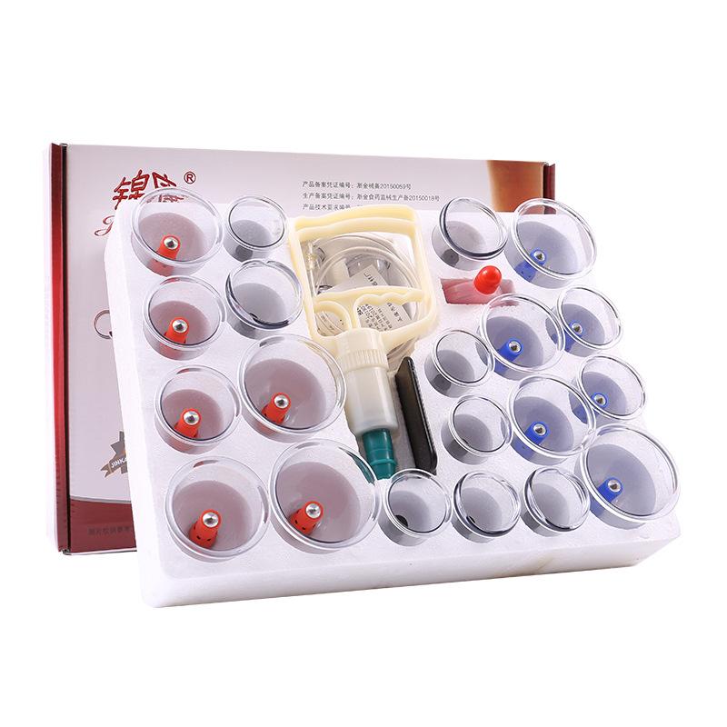 

24/32pcs Massage Vacuum Cupping Therapy Set Thicker Magnetic Aspirating Cupping Cans Acupuncture Massage Suction Cup