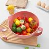Ciotola per Impasto Stabile per Cuochi Casalinghi con Beccuccio e Manico, Grande Contenitore in Plastica Durevole per Alimenti, Insalata con Base Antiscivolo, Preparazione in Cucina