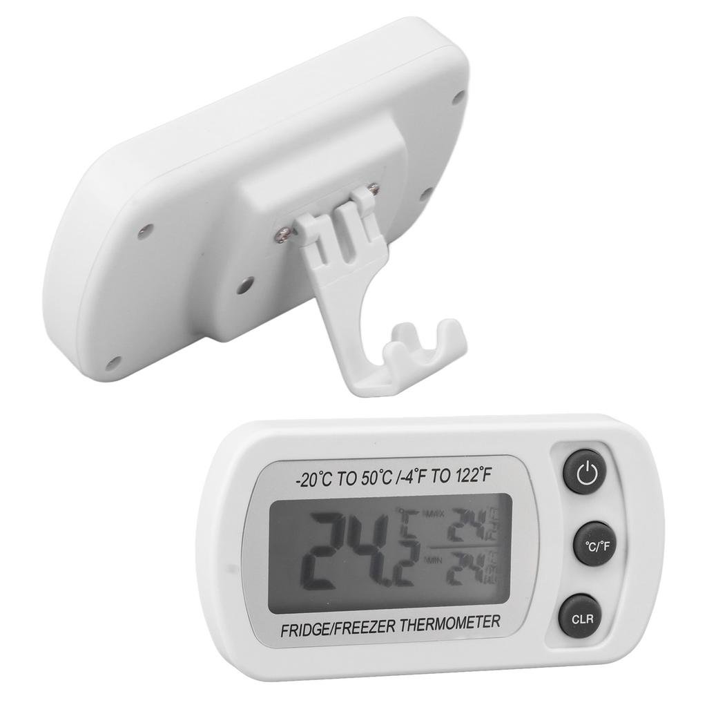 2Pcs Digital Refrigerator Thermometer, Fridge Thermometer with LCD Display -20 to 50 for Kitchen Car Camping
