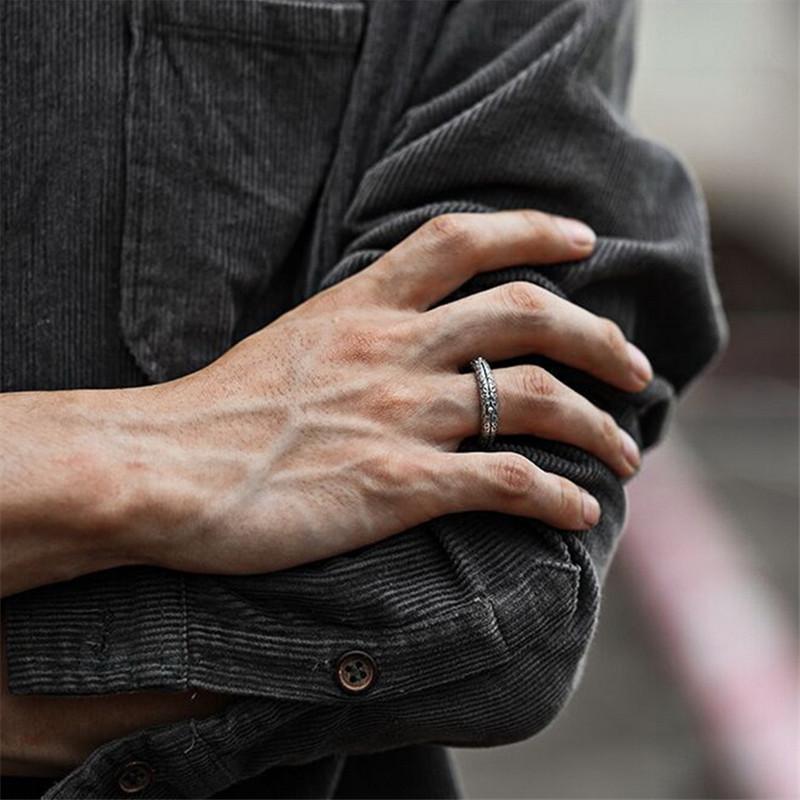 Modish Stylish Astronomical Finger Ring Women Metallic Ball Creative Men Complex Rotating Cosmic Finger Mood Rings Celebration Gathering Jewelry