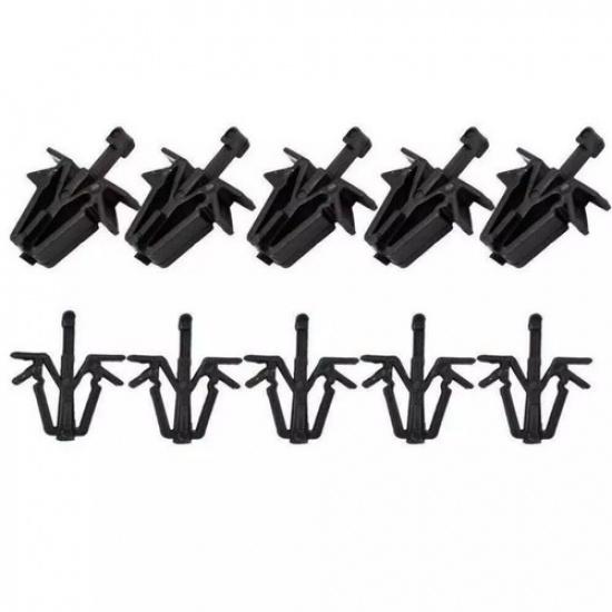 10 шт. Клипсы-фиксаторы решетки 9046712040 Для Toyota RAV4 2001-2005 4Runner 1989-2002