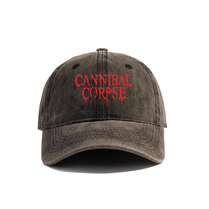 Cannibal Corpse Baseball Cap Summer Distressed Dad Hats Unisex Outdoor Adjustable Cotton Caps MZ-433