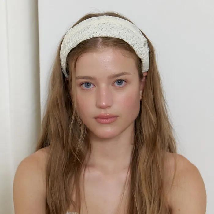 Flower Lace Wide Headband_IVORY (L262MHA010)