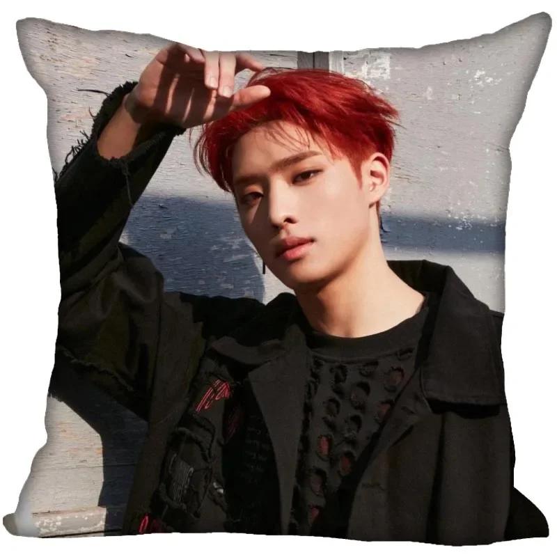 P1Harmony KPOP Cushion Cover Polyester Throw Pillow Case Super Soft Satin Fabric Cushion Cover Festive Home Decorative Cushions