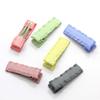 100pcs Fabric Hairpins Colorful Flat Blank Single Prong Alligator Teeth Hair Clips Barrettes for DIY Jewelry Making