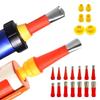 Caulking Nozzle Stainless Steel Caulk Nozzle Applicators with Bases Caulking Finisher Sealant FinishingTool For Kitchen Bathroom