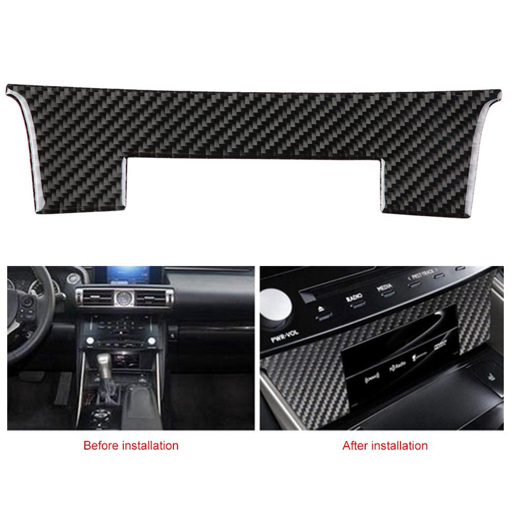 Carbon Fiber Center Console Decor Cover Trim for LEXUS IS250 300 350 200 T 2013 2018