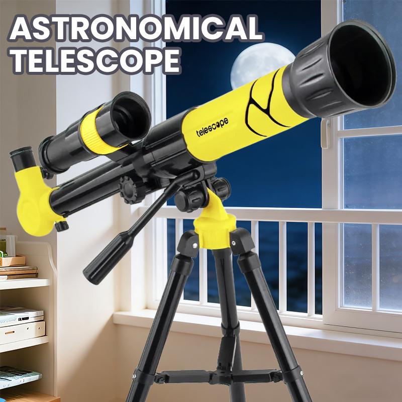Kids STEM Telescope with 3 Eyepieces Science Experiment Teaching Portable Astronomy Telescope Toys for Children Birthday Gifts