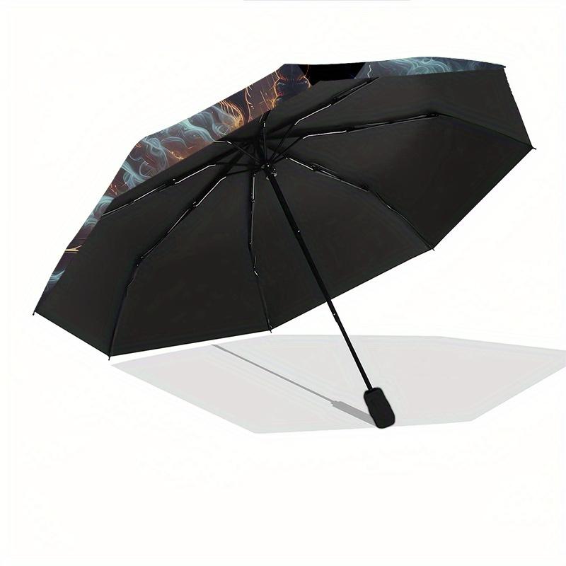 Scorpion, Mystic Theme 8 Bone Hand Automatic Folding Umbrella, Compact and Portable Design, A Perfect Gift for Birthday, Christmas or Busine