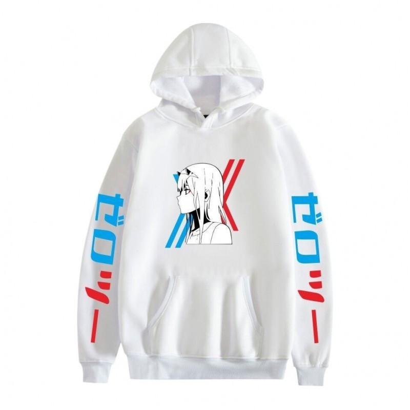 Anime Darling In Franxx Zero Two Kapuzenpullover Unisex Oversized Lässiger Pullover