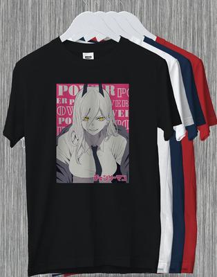 Power Chainsaw Man Anime Manga Otaku Japanisch Denji Makima Lustiges Geschenk T-Shirt