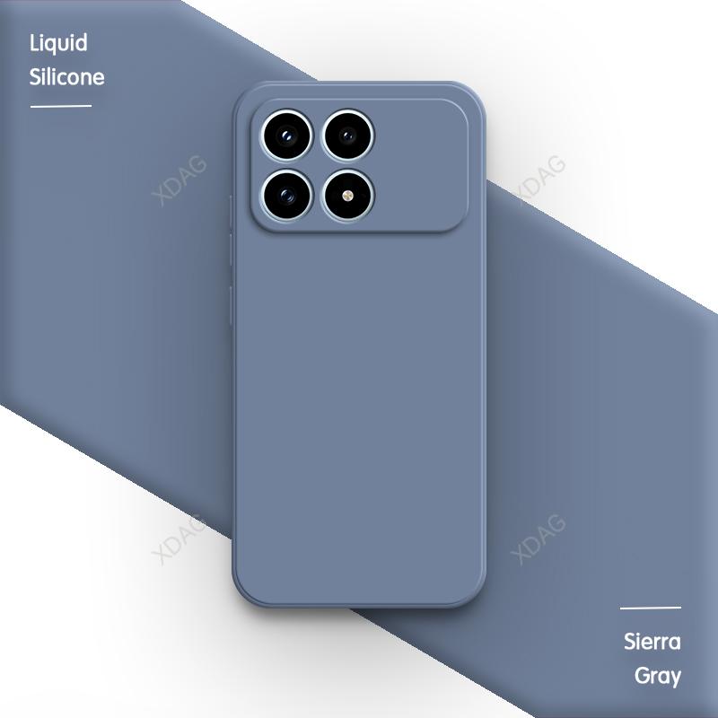 Oryginalne silikonowe etui na telefon do Xiaomi Poco F8 Pro Ultra 5G F8Pro F8Ultra Fundas Wysokiej jakości miękkie wewnętrzne pokrycie tylne z flokiem
