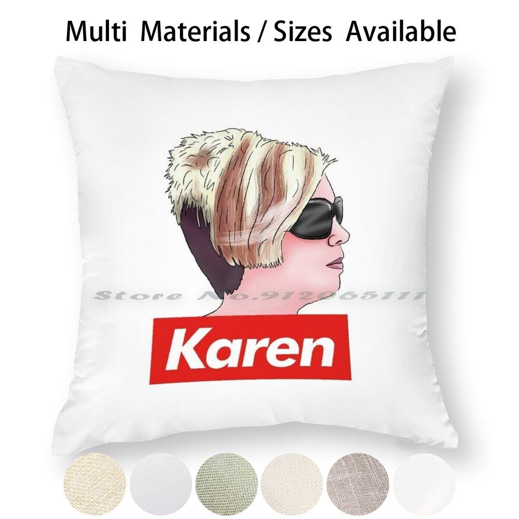 Buy Karen Wants To Speak To The Manager Haircut Meme Pillow Case Throw