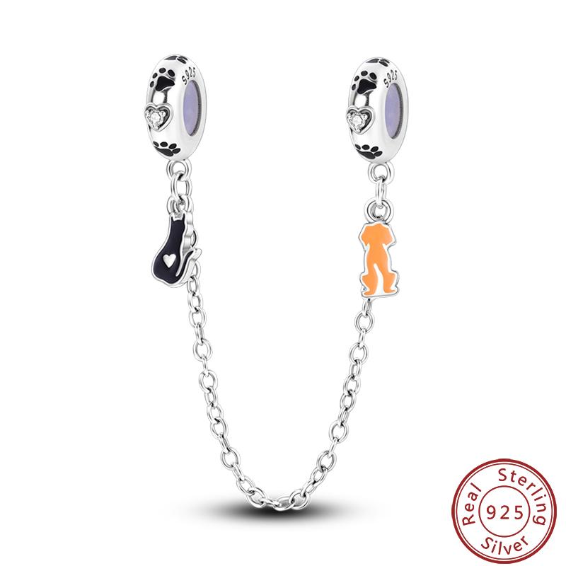 Vendi Charms a Catena con Animali, Piante, Viaggio, Design di Moda, Perline in Argento 925, 3mm, Fai da Te, Creazione di Gioielli Fini
