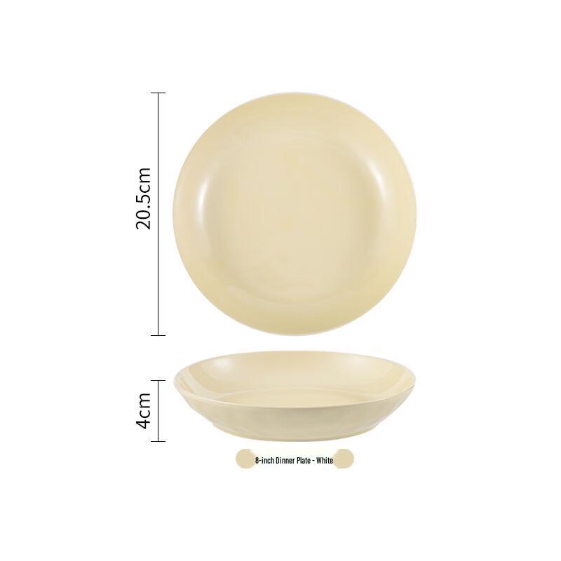 Junsisi Cream Style Ceramic Dinner Plate