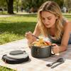 Lunch Container 1650ml with Folding Cutlery Leakproof Lunch Salad Bowl Soup Containers for Fruit Salad Home Office School