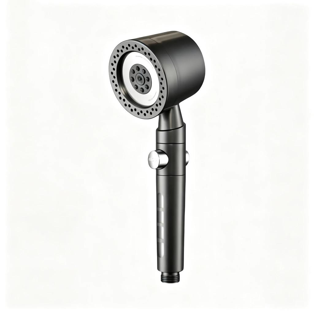 Chuveiro de Alta Pressão Economizador de Água com Filtro 5 Modos Chuveiro de Mão Parada com um Botão Acessórios de Banheiro