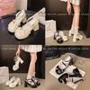 Bow High Heels for Women, Round Toe, Thick Heel, Sweet and Cute, Plus Size High Heels for Women