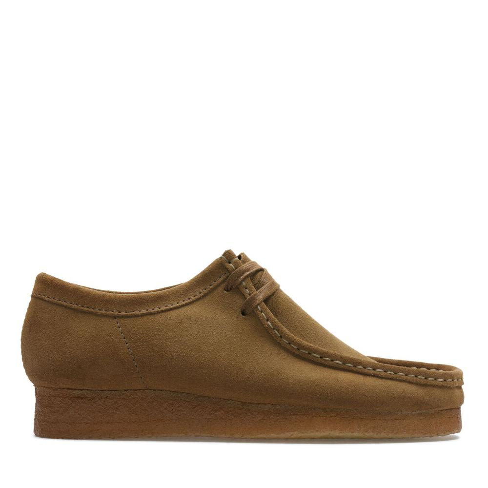 Clarks Wallabee boots daim Brown