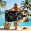 Cross Templars Knight Fashion Beach Towel: Ideal for Summer Adventures Soft, absorbent and quick drying suitable for swimming and bathing