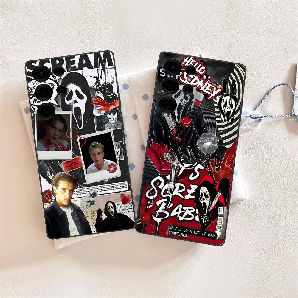 Horor S-scream Dead Phone Case For Samsung S 24 Fe 25 Ultra Plus 20 Lite 21 30 22 23 24 22 Ultra 5G Fundas
