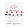 Minimalist Handmade 7 Knots Red String Bracelet Classic Evil Eye Good Luck Amulet for Success and Prosperity Friendship Bracelet