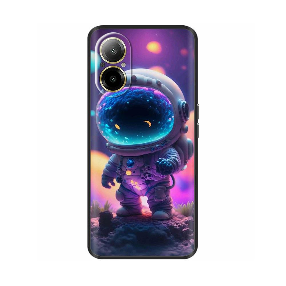 For Realme C67 4G Case Phone Cover Cool Sweet Soft Smooth Liquid Silicone Bumper For Oppo Realme C67 Full Protection Back Cover