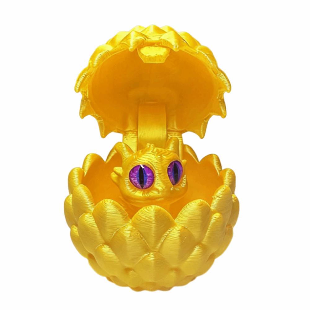 Creative 3D Printed Dragon Egg Mini Artistic Dragon Egg Statue Dragon Figure  Office Ornaments