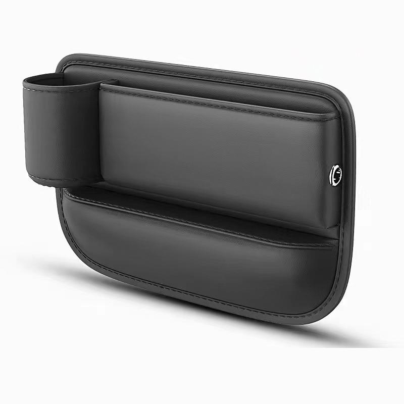 Car Seat Gap Filler Storage Box Wallet Glasses Keys Card Phone With Water Cup Holder Sundries Organizer Box Interior Accessories