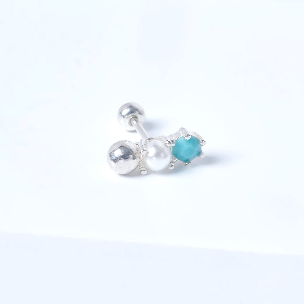 Silver925 Triple Glow Piercing (1 piece)