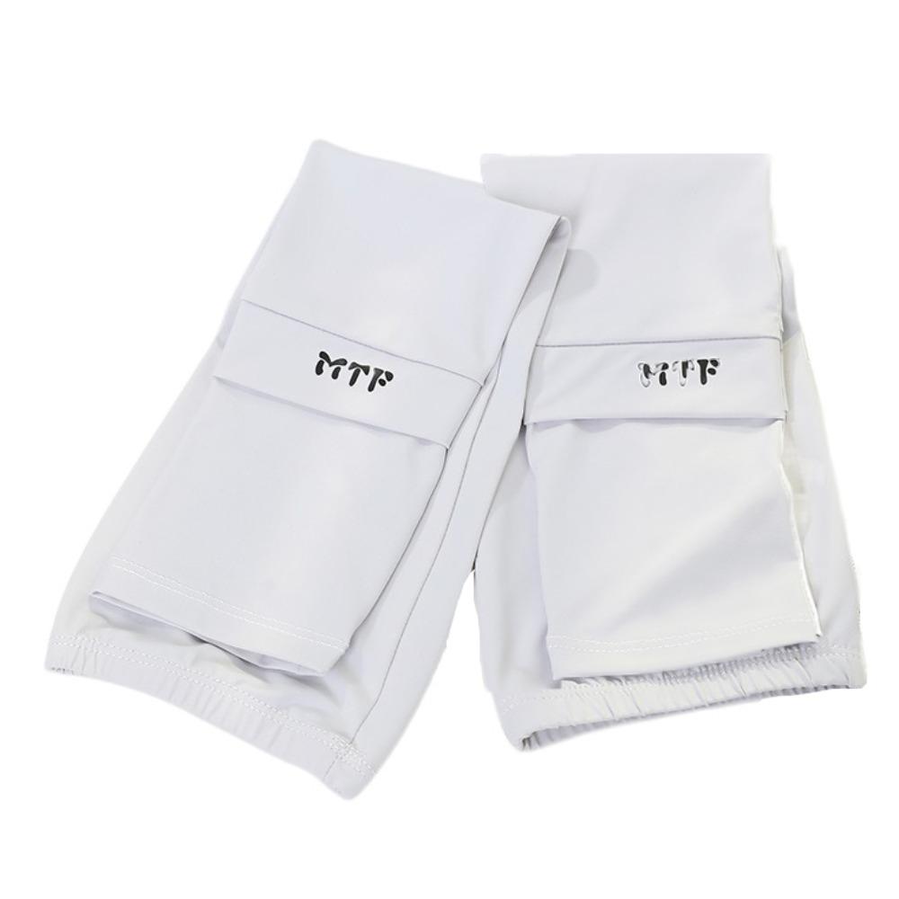 Arm Protection Long Ice Silk Sleeves Loose Cycling Gloves Sun Protection Sunscreen Arm Covers  Men