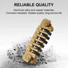LP Electric Guitar Tune O Matic Bridge Pull Plate Tail Piece Reversible String Code Guitar Roller Saddle Bridge TP 6