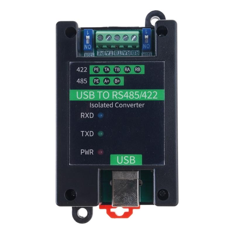 

USB до RS485 RS422 Промисловий Ізольований Конвертер Швидкість 3 Мбіт/с Передача Даних Для Сенсорів Систем Автоматизації 1